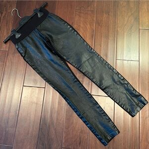 Club Monaco Tasha Flux Leather Leggings